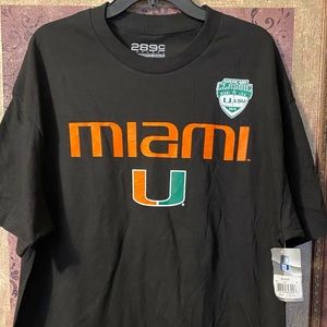 289c apparel Miami Hurricanes Mens Short Sleeve